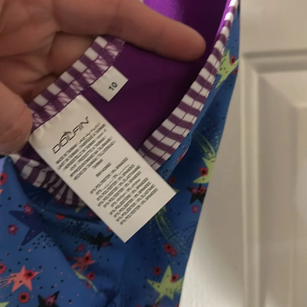 Dolfin Uglies Stargazer Print One Piece Swimsuit: BLUE: NEW WITH TAGS: SIZE 10
